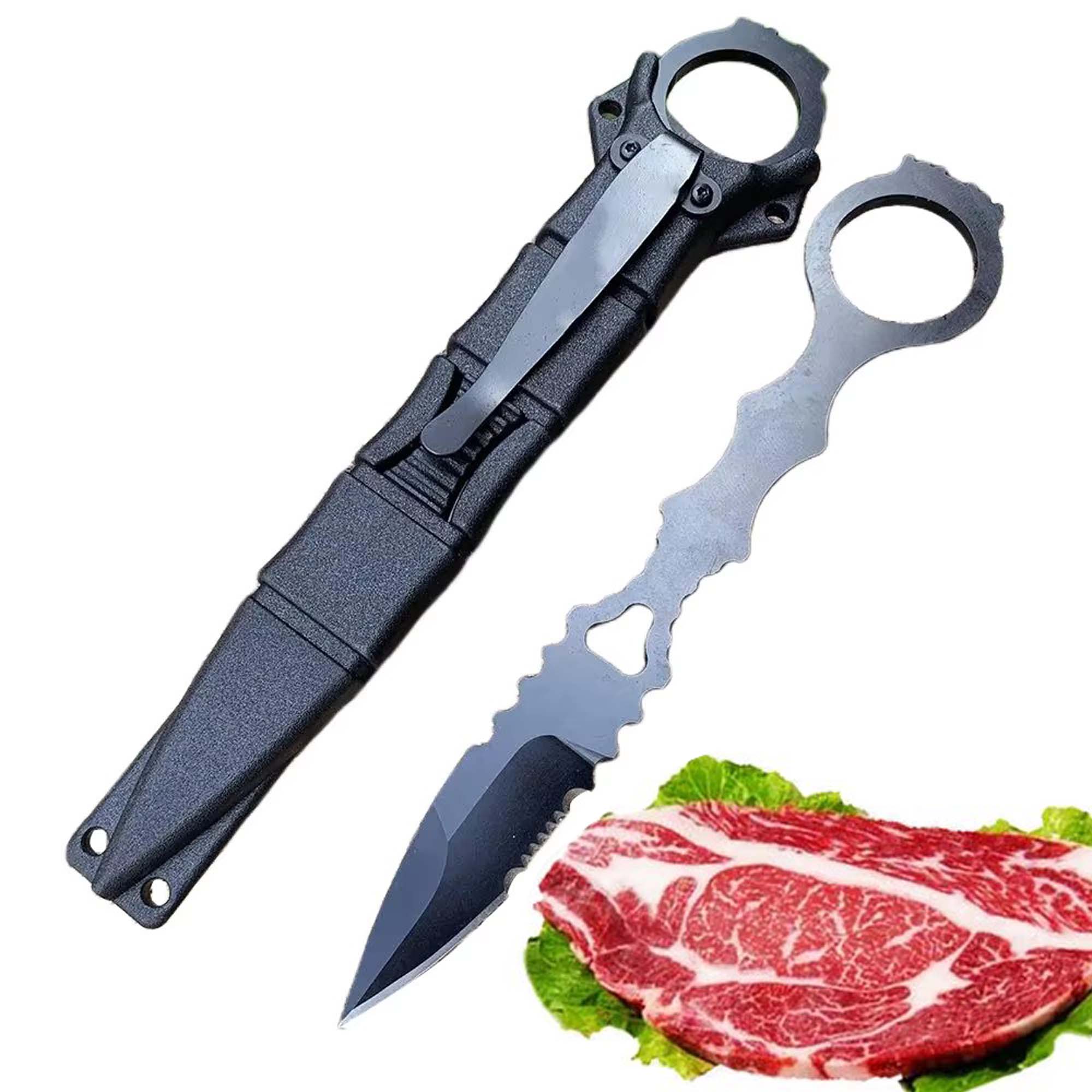 Portable outdoors Knife, Wilde - Bushcraft Knife Fixed recension och pris