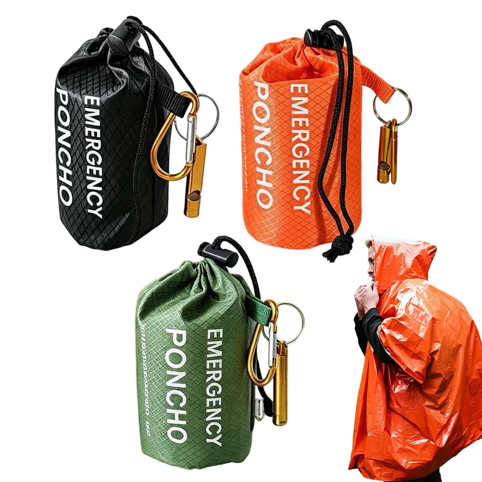 3pcs Survival Emergency Rain P - Survival Blanket Reflective recension och pris